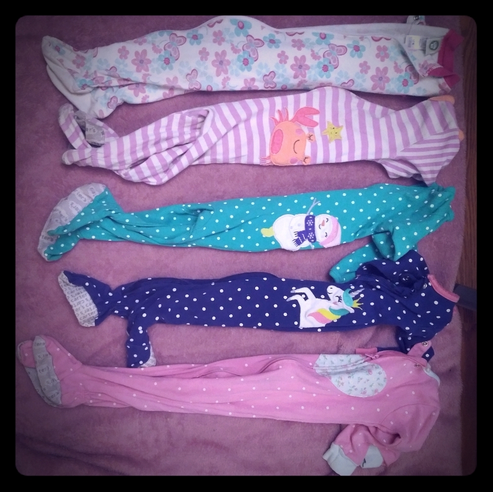 Size 12 months carters sleepers